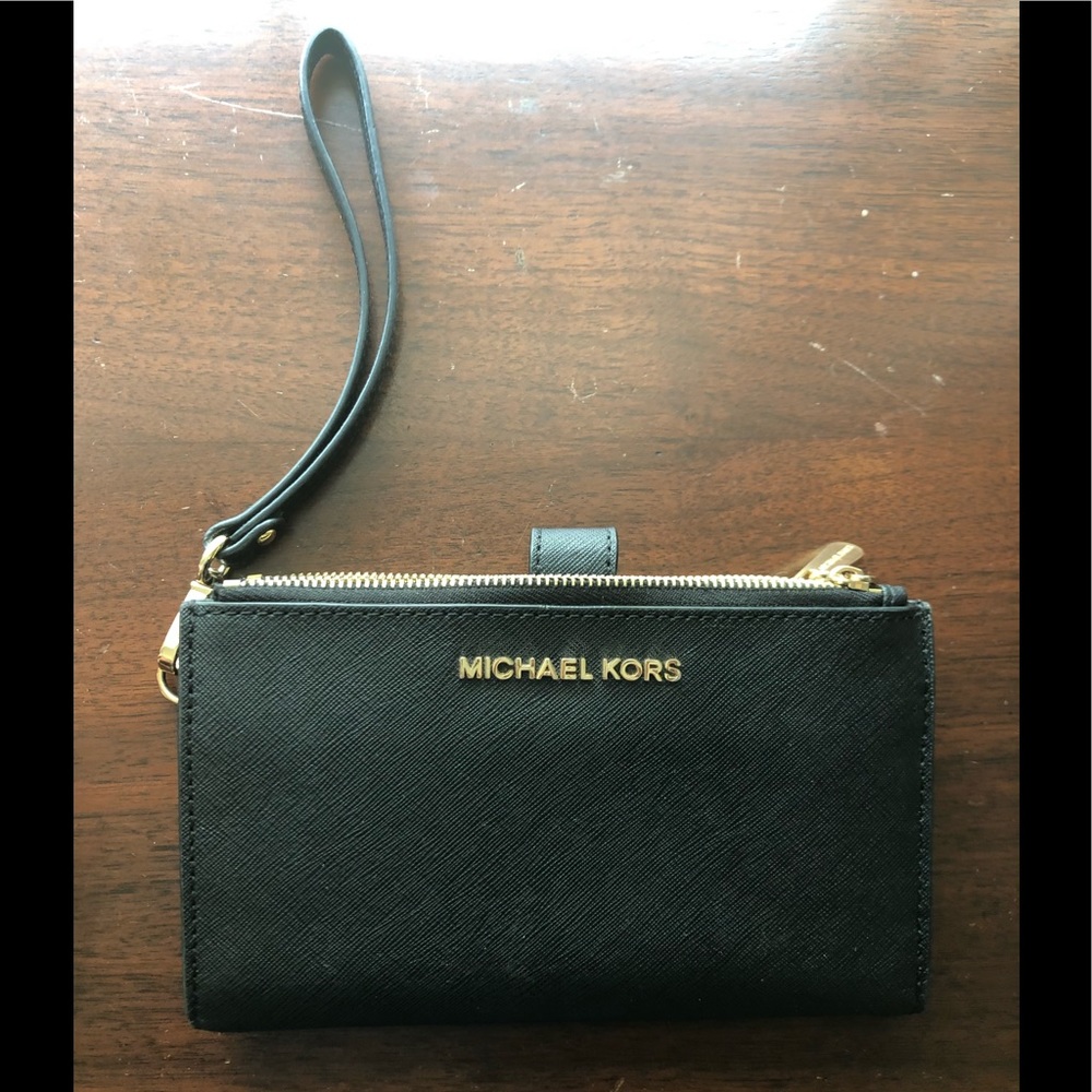 Michael Kors Black Clutch Wristlet